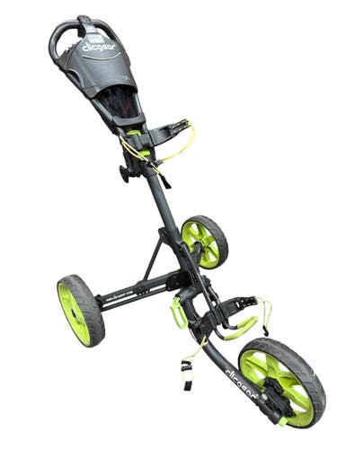 Used Clicgear 3.0 Golf Cart Black And Neon Green 3 Wheel 11835-S000213635