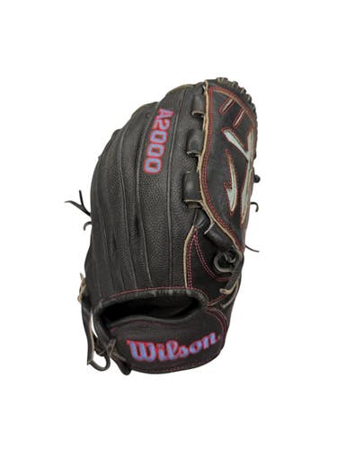Used Wilson B23 BB/SB Glove RH Throw Black/Royal/Red 12" 11835-S000213763
