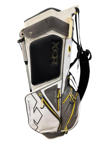 Used Sun Mountain XRC Mens Stand Bag White/Black/Yellow 11835-S000212753