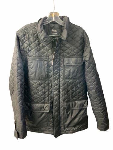 Vans Drill Chore Coat Size Medium Black Quilted Jacket