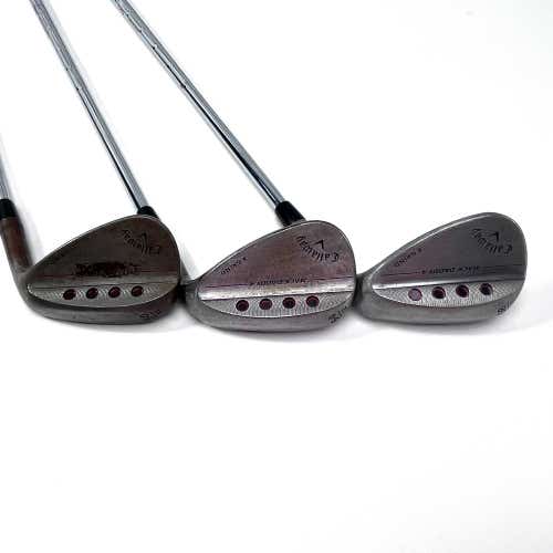 Callaway Mack Daddy 4 Raw Wedge Set 50* 10 | 54* 12 | 58* 12 NS Pro Modus 3 RH