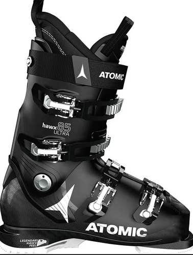 Mondo 23 & 23.5 Women's Atomic Hawx Ultra 85 W Ski Boots Soft Flex (New)(SY3062)