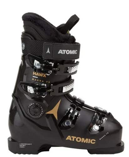 Mondo 25 & 25.5 Women's Atomic All Mountain Hawx Magna 75W Ski Boots Soft Flex (New)(SY3063)