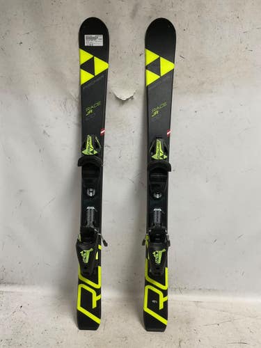 Used Fischer RACE JR 4 Boys DH Ski/Binding Black And Optic Yellow 100 cm 11855-S000211562