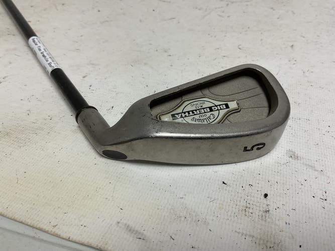 Used Callaway BIG BERTHA X-12 Mens Individual Iron RH 5 Iron 11855-S000211543