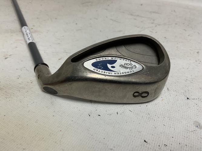 Used Callaway TITANIUM IRONS Mens Individual Iron RH 8 Iron 11855-S000211546