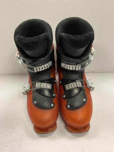 Used Salomon T2 Boys DH Ski Boot Orange 210 MP - J02 11855-S000211478