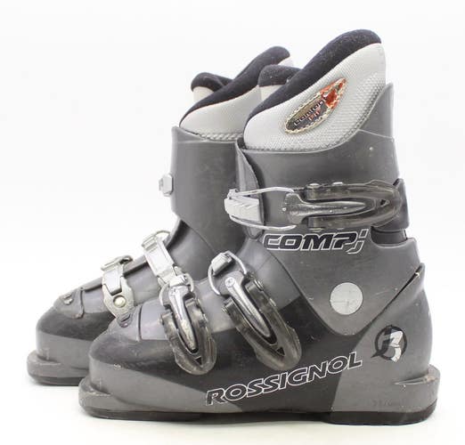 Rossignol Comp J3 Kids Ski Boots - Size 1.5 / Mondo 19.5 Used