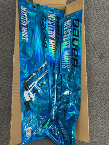 12-Pack 2026 Bauer Goalie Mystery Mini Sticks (New)
