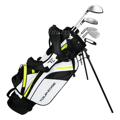NEW Tour Edge Max-J Green 5-Piece Complete Golf Club Set w/ Stand Bag