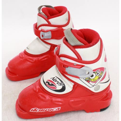 Nordica Nordy Kids Ski Boots - Size 10 / Mondo 16 Used