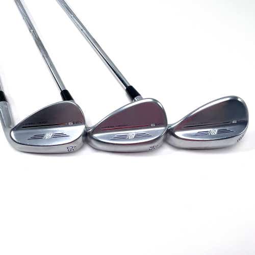 Titleist Vokey SM9 Tour Chrome Wedge Set 50* 8 | 54* 10 | 58* 8 SM9 Wedge RH