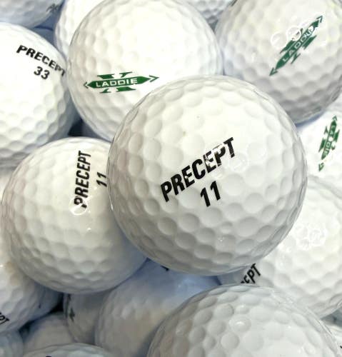 4 Dozen Premium AAA Assorted Precept Used Golf Balls ..Asst Precept Models