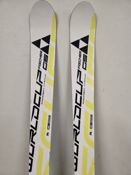 Unisex Fischer 188 cm Racing RC4 WC GS Skis With Bindings Max Din