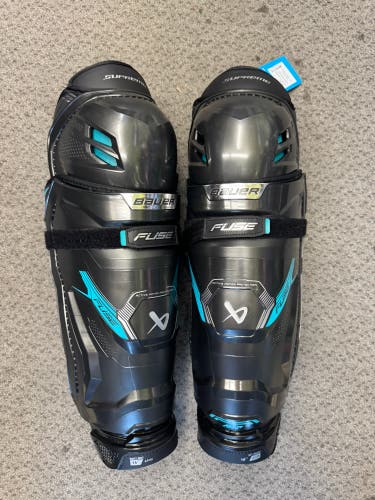 Senior Bauer Supreme Fuse 16" Shin Pads (New)