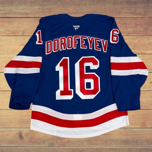 Pavel Dorofeyev Fanatics Authentic Pro - NY Rangers Jersey - Size 52