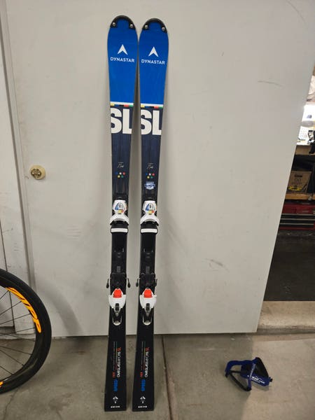 Men's Dynastar 165 cm Speed Omeglass WC FIS SL Skis With Bindings