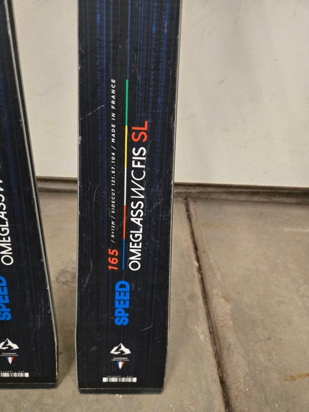 Men's Dynastar 165 cm Speed Omeglass WC FIS SL Skis With Bindings