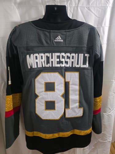 Vegas Golden Knights Jonathan Marchessault Adidas Authentic NHL Jersey Size 52 Large - Grey