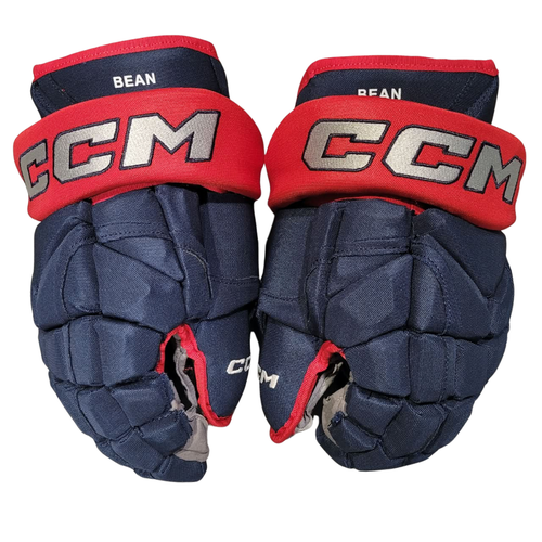 New CCM HG12 BEAN COLUMBUS Pro Stock Gloves 14"