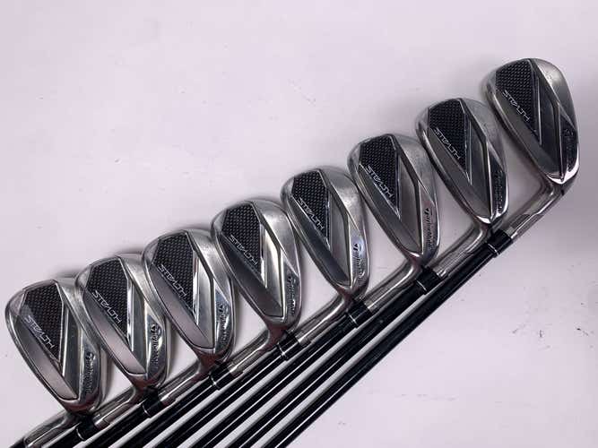 TaylorMade Stealth Iron Set 4-PW+AW Fujikura Ventus Red 7S Stiff RH +1/2''
