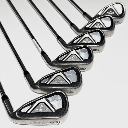 Callaway Edge (2024) Iron Set 6-9, PW, SW Right Handed Stiff Flex Steel Shafts