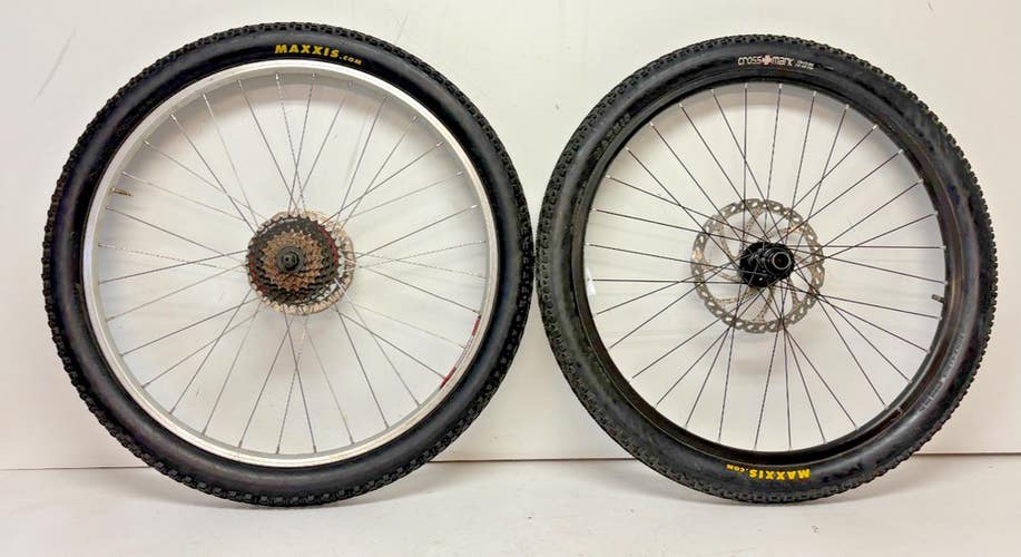 Specialized Alexrims DC25 8-Spd Aluminum Disc 26" QR/Thru Axle Wheelset Maxxis