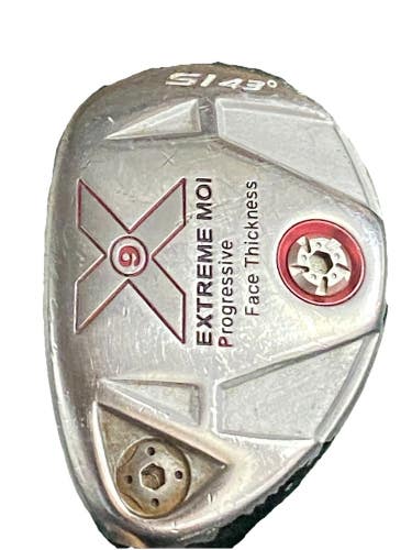 X9 Extreme MOI 43* S Hybrid Sand Wedge Harrison Regular Graphite 37" LH New Grip