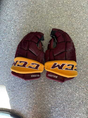 UMD Bulldogs CCM Gloves 13" Pro Stock