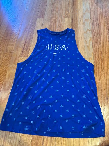 Nike Olympics USA Tank Top Women’s Large FZ3384-417 New