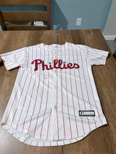 White Medium Kids Unisex Jersey (Used)