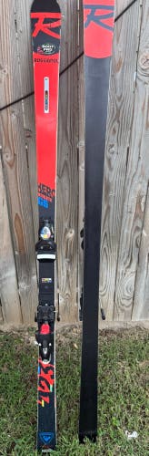 Rossignol Hero Athlete GS 175 cm Racing Skis With Bindings Max Din 15 (Used)