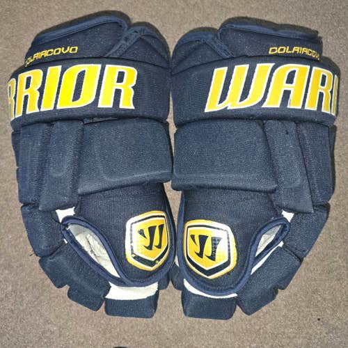 Carlo Colaiacovo Buffalo Sabres Game Worn used Warrior Pro Stock Hockey Gloves