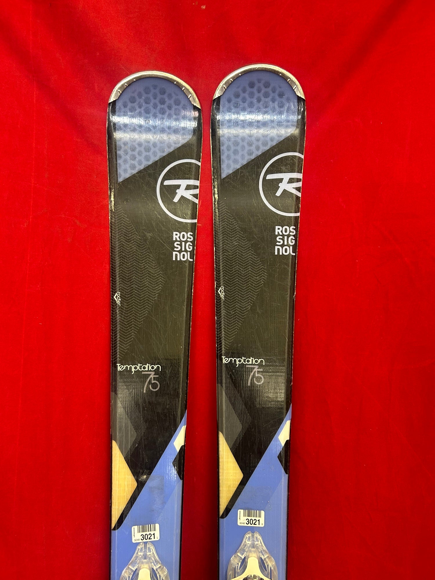 ROSSIGNOL Temptation 75 スキー板　レディース　152cm Rossignol Temptation 75 all mountain 152cm skis, Rossignol xelium