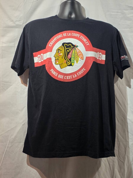 Chicago Blackhawks 2013 Stanley Cup Champions Shirt Large L