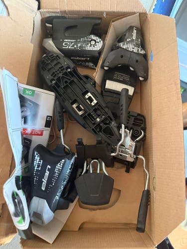 Used Elan EL 7.5 AC Quick Trick Ski Bindings 90 mm Brake Width