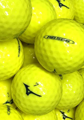 12 Near Mint AAAA Mizuno Yellow 566 Used Golf Balls