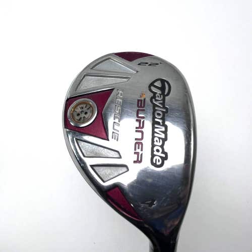 TaylorMade Burner Rescue 4 Hybrid 22* T-Step 90 Regular Steel Mens RH