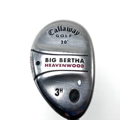 Callaway Big Bertha Heavenwood 3 Hybrid 20* Big Bertha Uniflex Steel Mens RH