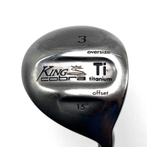 Cobra King Cobra Titanium Offset 3 Fairway Wood 15* Titanium Offset Regular RH