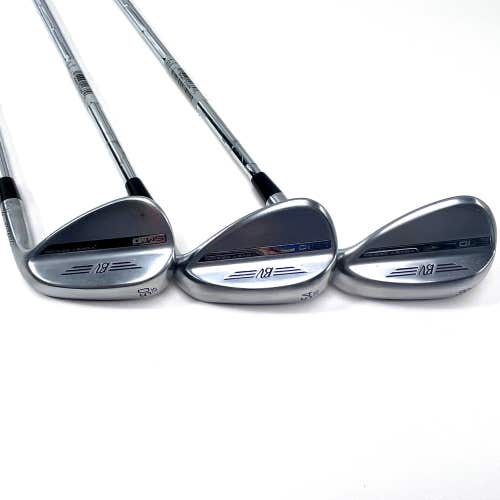 Titleist Vokey SM10 Tour Chrome Wedge Set 50* 12 | 54* 10 | 58* 10 SM10 RH