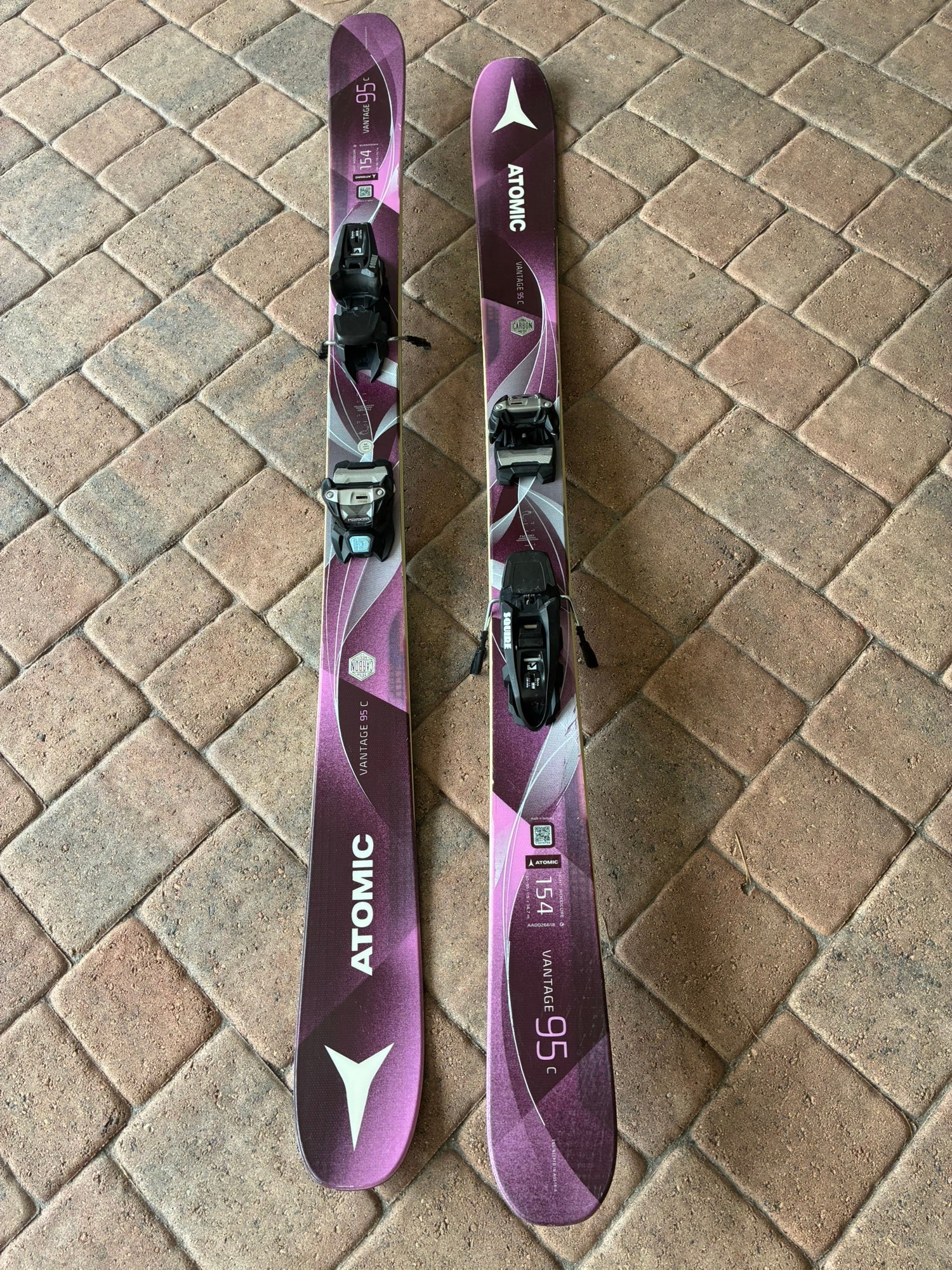 【ATOMIC×Ride】VANTAGE 154cm ビンディングセット Women's 2025 Atomic Vantage 95 154 cm All Mountain Skis With