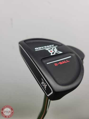 LEFTY ODYSSEY DFX 2BALL PUTTER +HC DEMO