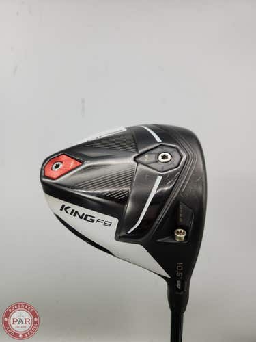 2019 COBRA KING F9 SPEEDBACK DRIVER 10.5* XSTIFF HZRDUS SMOKE RDX BLACK VERYGOOD