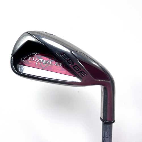 Callaway Diablo Edge Single 6 Iron Diablo Edge 65g Senior Graphite Mens RH