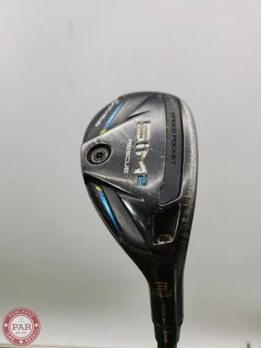 2021 TAYLORMADE SIM2 3 HYBRID 19.5* STIFF MITSU TENSEI AV BLUE 80 GOOD