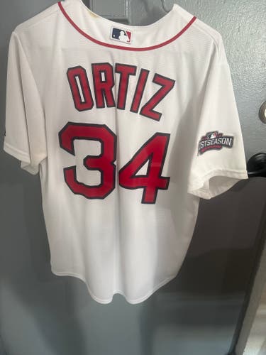 White Medium Men's Majestic Jersey