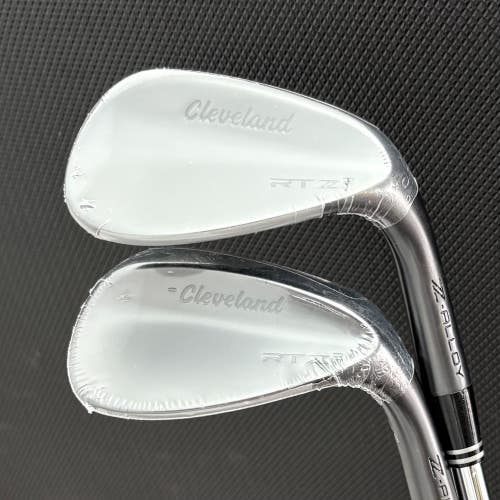 NEW CLEVELAND RTZ 2 BLACK SATIN WEDGE SET (50 & 54 DEGREES)