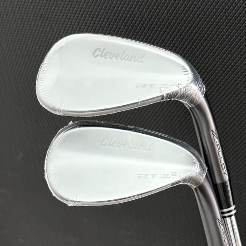 NEW CLEVELAND RTZ 2 BLACK SATIN WEDGE SET (52 & 56 DEGREES)