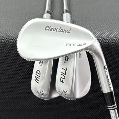 NEW CLEVELAND RTZ 2 TOUR SATIN WEDGE SET (50, 54, & 58 DEGREES)